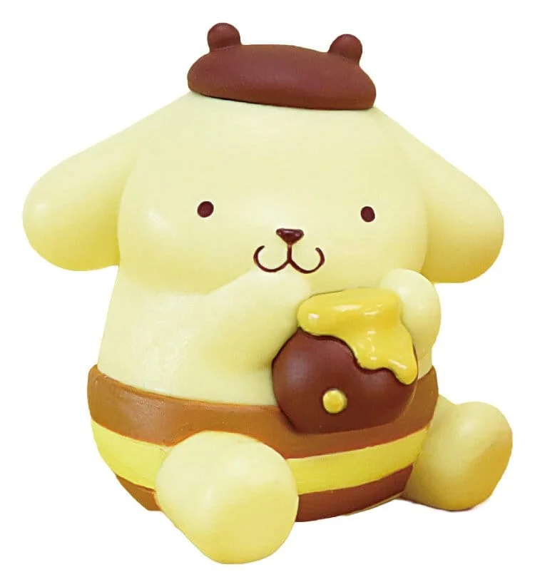 Sanrio Twinchees Mini Figures Pompompurin My Fav Color 5 cm Blind Pack - 1 Unidade